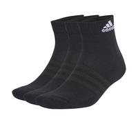 adidas Mixte Cushioned Sportswear Ankle Socks 3 Pairs, Black / White, 8.5-10
