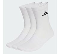 Adidas Chaussettes Crew 3 paires Sportswear rembourrées Blanc/Blanc/Noir Taille S