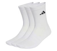 adidas Mixte CUSHIONED SPORTSWEAR CREW SOCKS 3 PAIR PACK, white/white/black, 40-42
