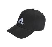 adidas Mixte Embroidered Logo Lightweight Baseball Cap, Black/White, XXS