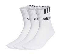 Adidas Performance Chaussettes de sport 3-Stripes Linear noir/blanc Taille 34-36