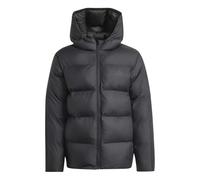 adidas Mixte enfant 3 Stripes Synthetic Down Coat, black/black, 15-16 Years