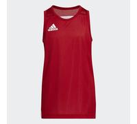 adidas 3G Speed Reversible Jersey T-Shirt sans Manches Mixte Enfant, Power Red/White, 7-8 Years