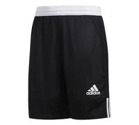 adidas Mixte Enfant 3G Speed Reversible Shorts, Black/White, 11-12 Years