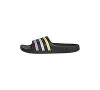adidas Mixte enfant Adilette Aqua Slides Kids, core black/orange tint/halo mint, 32 EU