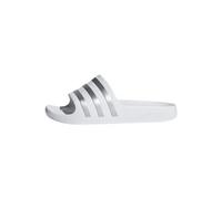 adidas Mixte enfant Adilette Aqua Slides Kids Slipper, Cloud White / Silver Met / Cloud White, 38 EU