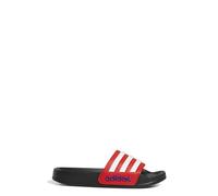 adidas Mixte enfant Adilette Shower Slides Slipper, Core Black / Cloud White / Vivid Red, 37 EU