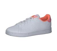 adidas Mixte Enfant Advantage Lifestyle Court Lace Shoes Chaussures de Tennis, Cloud White/Cloud White/Screaming Orange, 37 1/3 EU