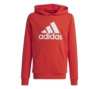 adidas Mixte Enfant Big Logo Essentials Cotton Hoodie, Bright Red/White, 9-10 Years
