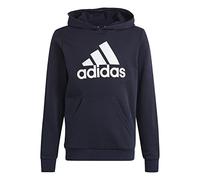 adidas Mixte Enfant Big Logo Essentials Cotton Hoodie, Legend Ink/White, 7-8 Years