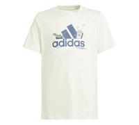 adidas Mixte Enfant Brand Love Graphic Tee, Ivory, 11-12 Years
