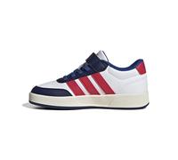 adidas Mixte Enfant BREAKNET 3.0 Shoes Children Chaussures, FTWR White/Pure Ruby/Team Royal Blue, 30 EU
