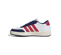 adidas Mixte Enfant BREAKNET 3.0 Shoes Junior Chaussures, FTWR White/Pure Ruby/Team Royal Blue, 37 1/3 EU
