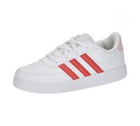 Adidas Mixte Enfant Breaknet Lifestyle Court Lace Shoes, Cloud White/Bright Red/Clear Pink, 38 2/3 EU