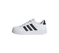 adidas Mixte enfant Breaknet Lifestyle Court Lace Shoes, Cloud White / Core Black / Core Black, 31 1/2 EU