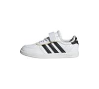 Adidas Mixte Enfant BREAKNET Sleek Shoes Children, FTWR White/Core Black/Orange Tint, 28 1/2 EU