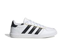 adidas Mixte Enfant BREAKNET Sleek Shoes Junior, FTWR White/Core Black/Orange Tint, 35 1/2 EU