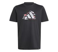 adidas Mixte Enfant Climacool Camo Graphic T-Shirt Junior, Black, 13-14 Years