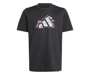 Adidas Mixte Enfant Climacool Camo Graphic T-Shirt Junior, Black, 9-10 Years