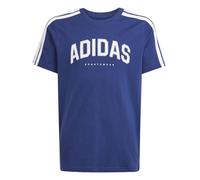 adidas Mixte Enfant Codes Collegiate Graphic T-Shirt, Dark Blue, 7-8 Years