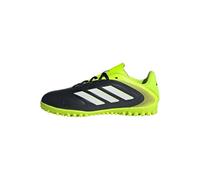 adidas Mixte Enfant Copa Pure III Club Turf Football Boots Kids, Core Black/Cloud White/Lucid Lemon, 33 EU