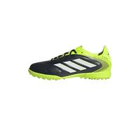 adidas Mixte Enfant Copa Pure III League Turf Football Boots Kids Chaussures, Core Black/Cloud White/Lucid Lemon, 35 EU