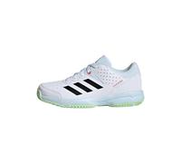 Adidas Mixte Enfant Court Stabil Shoes, Cloud White/Core Black/Semi Green, 32 EU