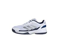 adidas Mixte Enfant Crazyquick Kids Padel Shoes, FTWR White/Silver met./Dark Blue, 35 1/2 EU