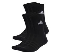 adidas Mixte enfant Cushioned Sportswear Crew Socks 6 Pairs, Black / White, 2-3 Years