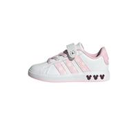 adidas Mixte Enfant Disney Minnie Mouse Grand Court Shoes Kids Chaussures, FTWR White Clear Pink Chalk White, 2 UK Child