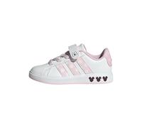 adidas Mixte Enfant Disney Minnie Mouse Grand Court Shoes Kids, FTWR White/Clear Pink/Chalk White, 28 EU