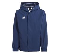 Adidas Veste à capuche Entrada 22 All-Weather Bleu Enfants 11-12 ans