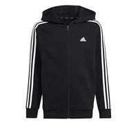 adidas 3S Fleece veste capuche enfants noir blanc 140