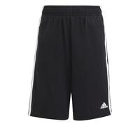 adidas Mixte enfant Essentials 3-Stripes Knit Shorts, Black / White, 11-12 Years
