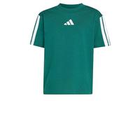 adidas Mixte Enfant Essentials 3 Stripes Sleeve Shirt, Collegiate Green/White, 6-7 Years