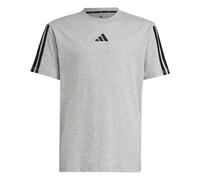 adidas - Kid's 3 Stripes Tee 160 - T-shirt - 164 - medium grey heather / black