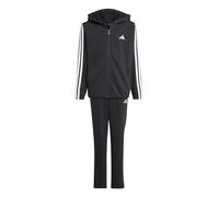 adidas Mixte enfant ESSENTIALS 3 STRIPES TRACKSUIT, black/white, 13-14 Years
