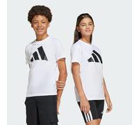 adidas Mixte Enfant Essentials Big Logo Shirt, White/Black, 9-10 Years