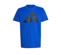 adidas Mixte Enfant Essentials BIG Logo T-Shirt, Royal Blue/Black, 9-10 Years