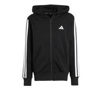 adidas Mixte Enfant Essentials Full Zip Hoodie, Black/White, 7-8 Years
