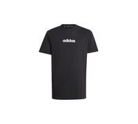 adidas Mixte Enfant Essentials Linear Logo T-Shirt, Black/White, 7-8 Years