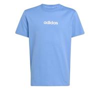 Adidas Mixte Enfant Essentials Linear Logo T-Shirt, Blue Fusion/White, 7-8 Years