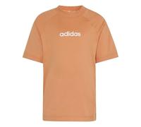adidas Mixte Enfant Essentials Linear Logo T-Shirt, Dusky Orange/White, 5-6 Years