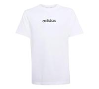 Adidas Mixte Enfant Essentials Linear Logo T-Shirt, White/Black, 11-12 Years