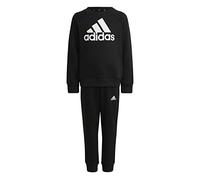 adidas Mixte enfant Essentials Logo French Terry Jogger Set, black/white, 5-6 Years