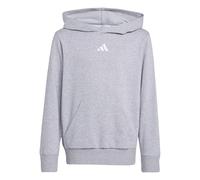 adidas Mixte Enfant Essentials Pocket Hoodie Sweatshirt, Medium Grey Heather/White, 15-16 Years
