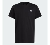 adidas Mixte Enfant Essentials Small Logo Cotton Tee, Black/White, 7-8 Years