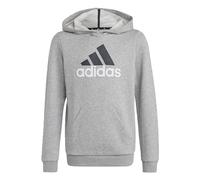 adidas Mixte Enfant Essentials Two-Colored Big Logo Cotton Hoodie, Medium Grey Heather/White, 11-12 Years