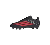 adidas Mixte Enfant F50 Club Firm Ground/Multi Ground Football Boots Kids, Core Black/Lucid Red/Core Black, 38 2/3 EU