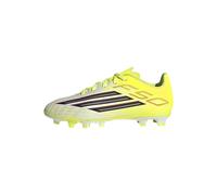 Adidas Crampons F50 Club Mixte Enfant – Terrain ferme/multi – Jaune/Noir/Rouge 33 1/2 EU